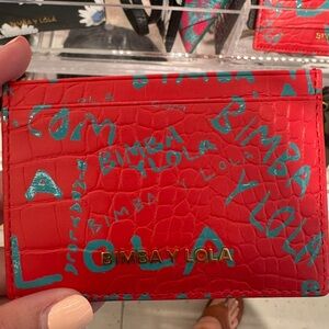 Bimba Y Lola Red Card Holder